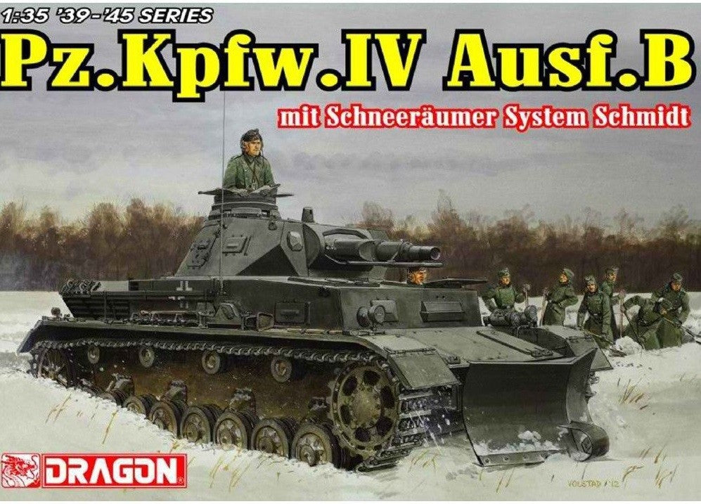 Dragon 1/35 Pz.Kpfw.IV Ausf.B mt Schneeraumer System Schmidt Kit