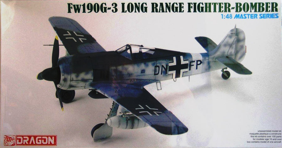 Dragon 1/48 Fw190G-3 Long Range Fighter Bomber Kit