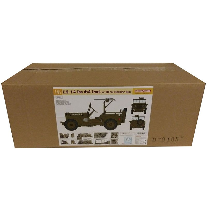 Dragon 1/6 U.S. 1/4 Ton 4×4 Truck w/.30 cal Machine Gun Kit