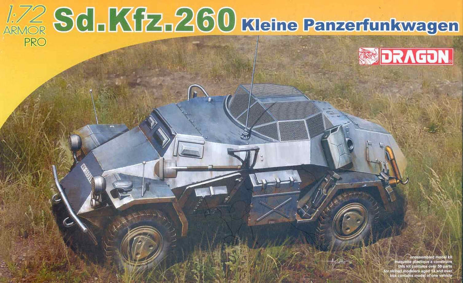 Dragon 1/72 Sd.Kfz.260 Kleine Panzerfunkwagen Kit