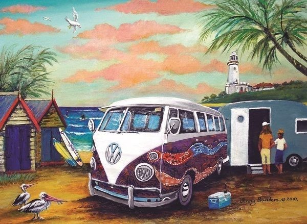 Dreamtime Kombi by Jenny Sanders 1000pcs Puzzle