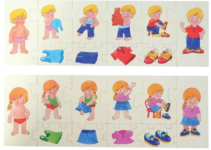 Dressing Myself 20 pcs Puzzles