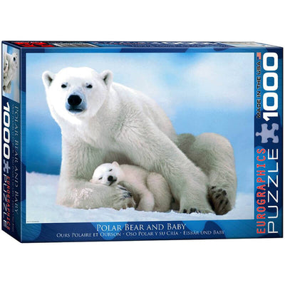 Polar Bear And Baby 1000pc Puzzle