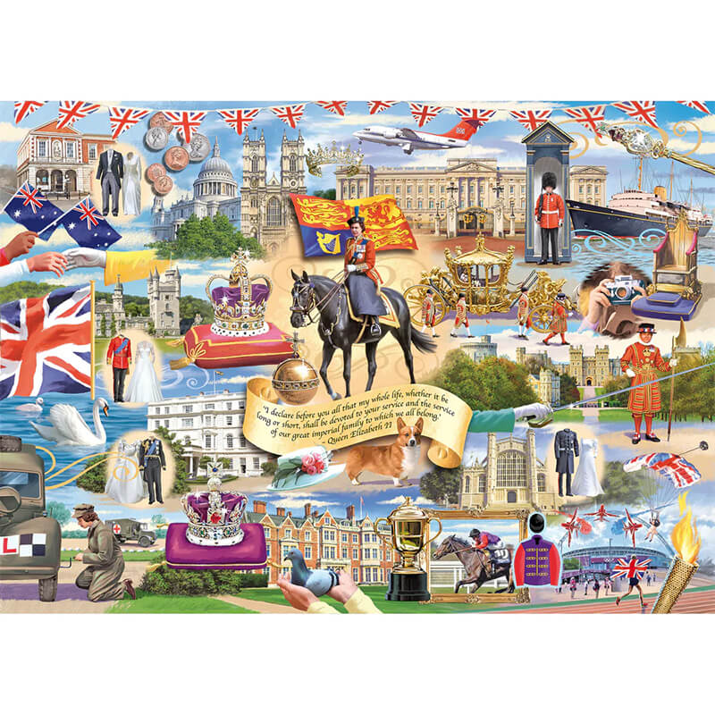 Happy & Glorious Platinum Jubilee 2022 1000pc Puzzle