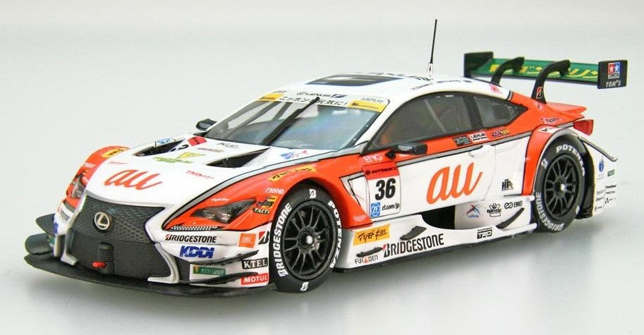 エブロ　スーパーGT　500 2016第2戦 富士　au トムス　RC 1/43 エブロ 45454 レクサス au トムス RC F スーパーGT GT500
