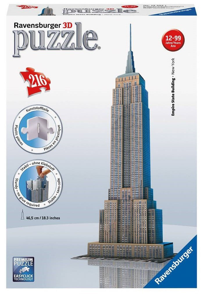 Empire State Building, New York 216pcs 3D Puzzle
