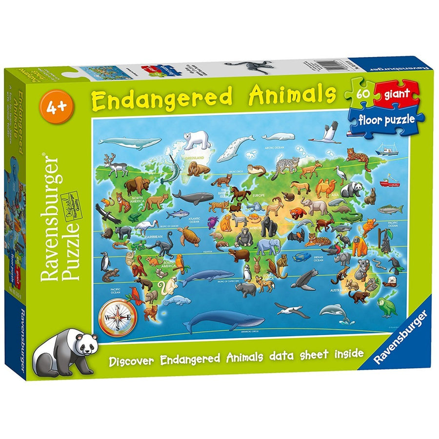 Endangered Animals 60pcs Puzzle