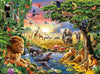 Evening at the Waterhole by Adrian Chesterman 300pcs Puzzle