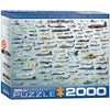 Evolution of Military Aircraft 2000pc Puzzle