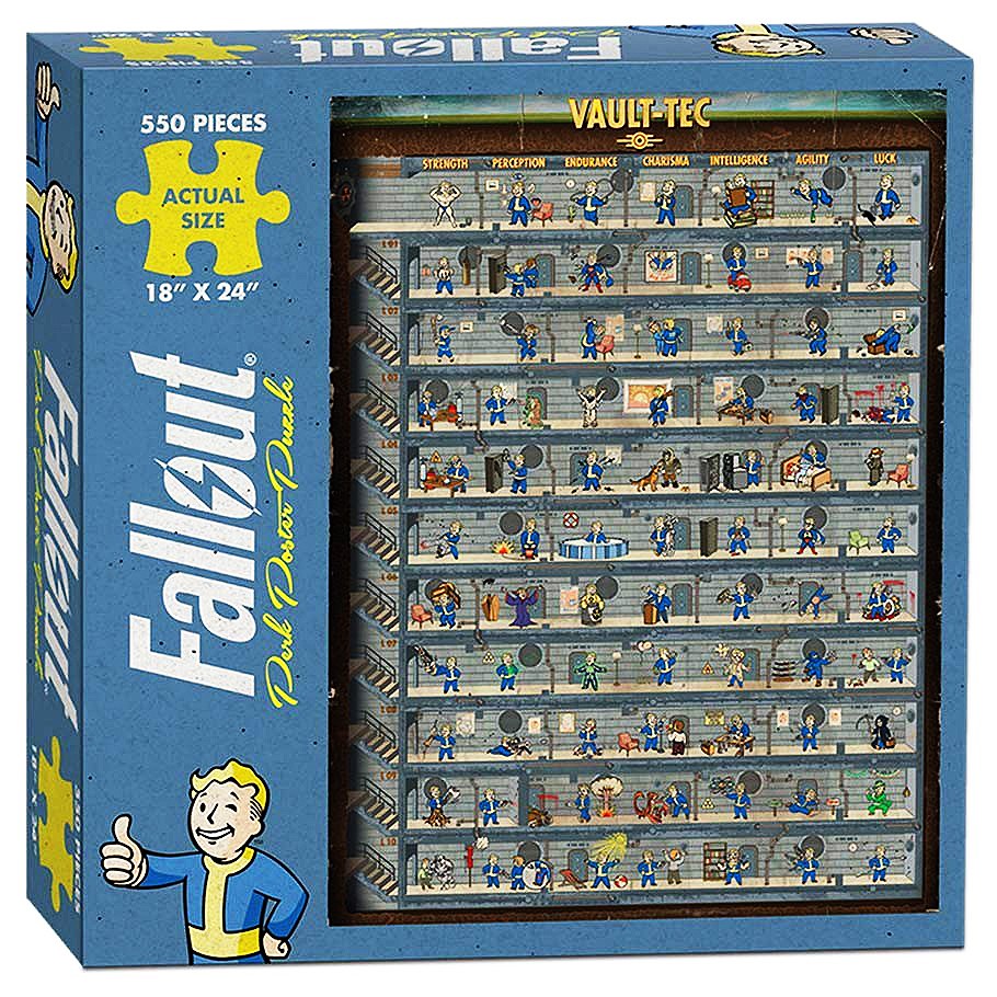 Fallout "Perk Poster" 550pc Puzzle