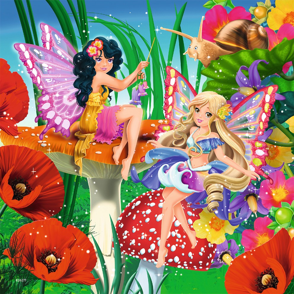 Fantasy Friends by Rita Maria Gentilli 3x49pcs Puzzle
