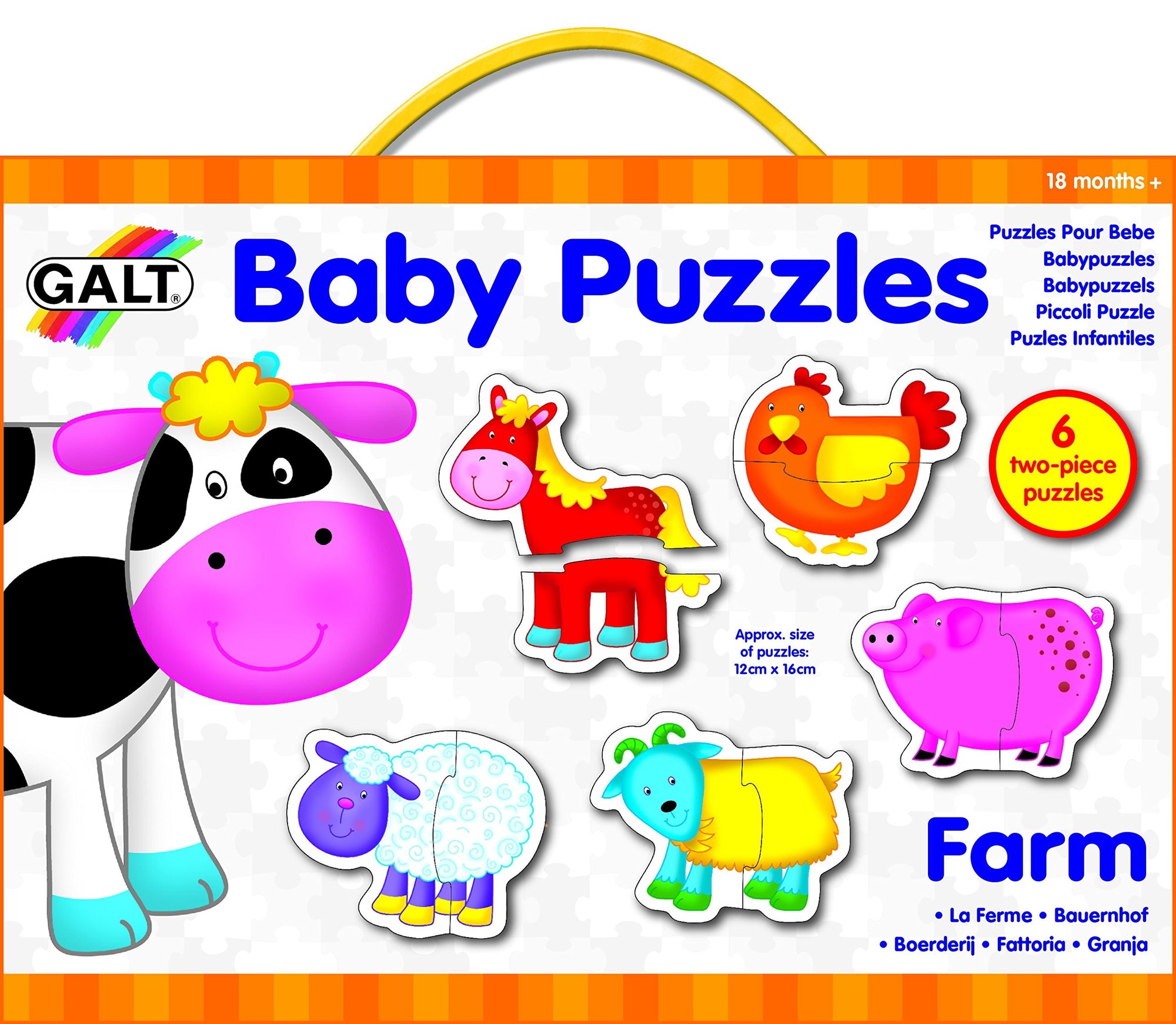Farm 6x2pcs Puzzle
