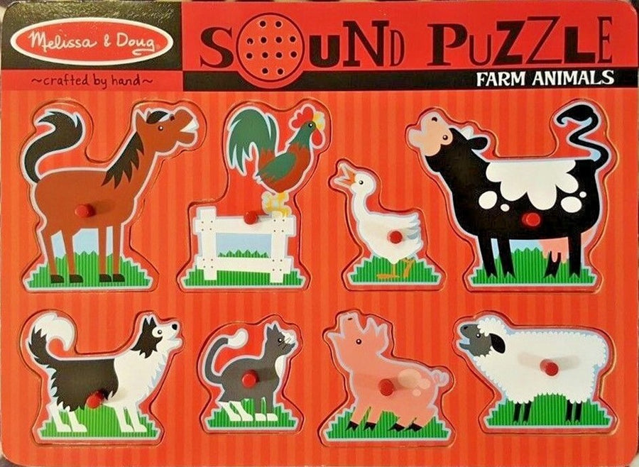 Farm Animals 8pcs Sound Puzzle