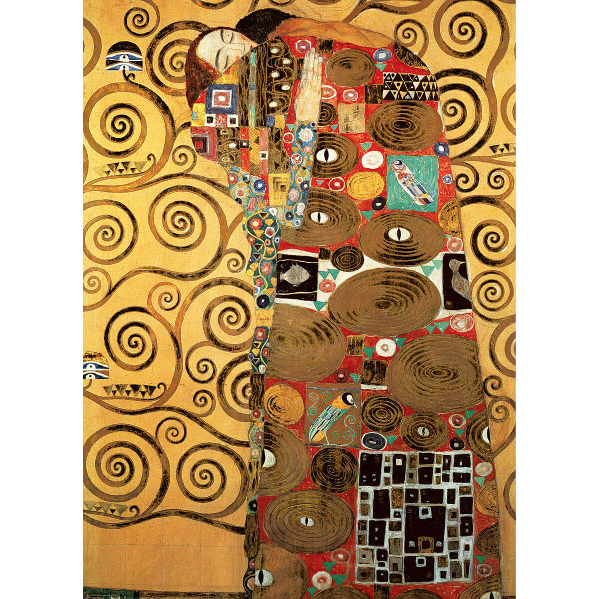 The Fulfillment by Gustav Klimt 1000pc Puzzle