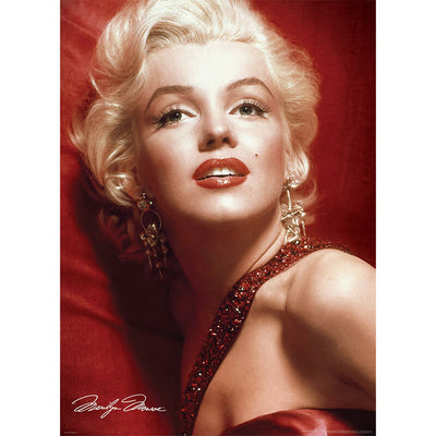 Marilyn Monroe Red Portrait by Sam Shaw 1000pc Puzzle