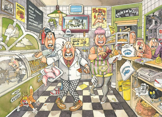 Fishy Business by Graham Thompson 1000 pcs Wasgij No.20 Puzzle