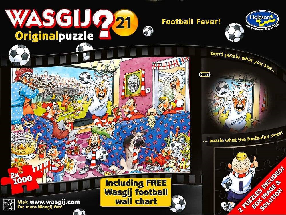 Football Fever by Neil Easton 2x1000 pcs Wasgij No.21 Puzzle