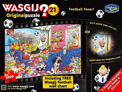 Football Fever by Neil Easton 2x1000 pcs Wasgij No.21 Puzzle