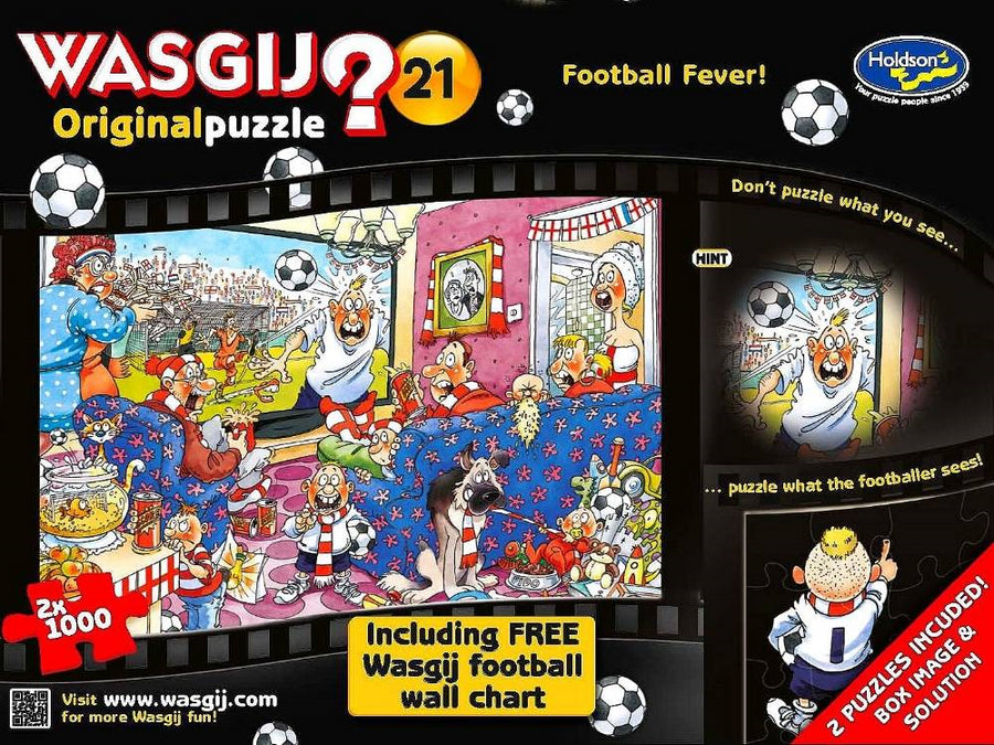 Football Fever by Neil Easton 2x1000 pcs Wasgij No.21 Puzzle