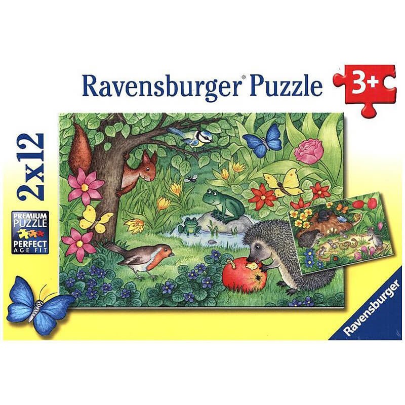 Garden Vistors 2x12pcs Puzzle
