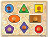 Geometric Shapes 8pcs Jumbo Knob Puzzles