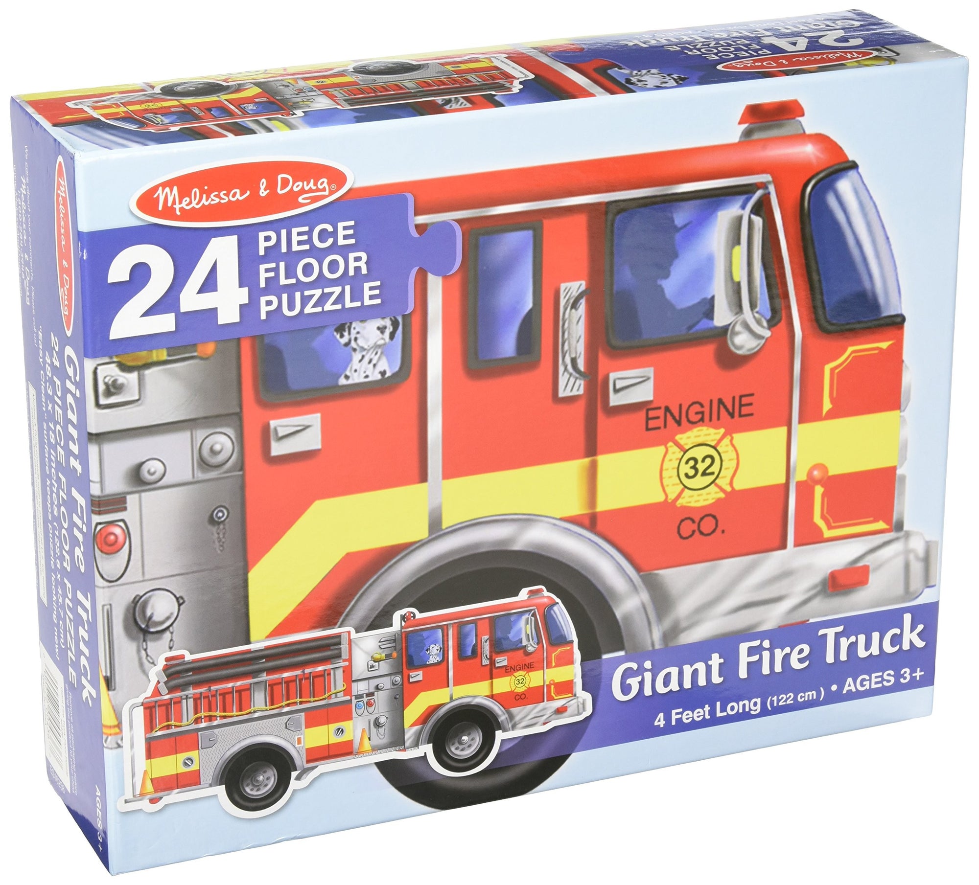 Giant Fire Truck 24pcs Floor Puzzle