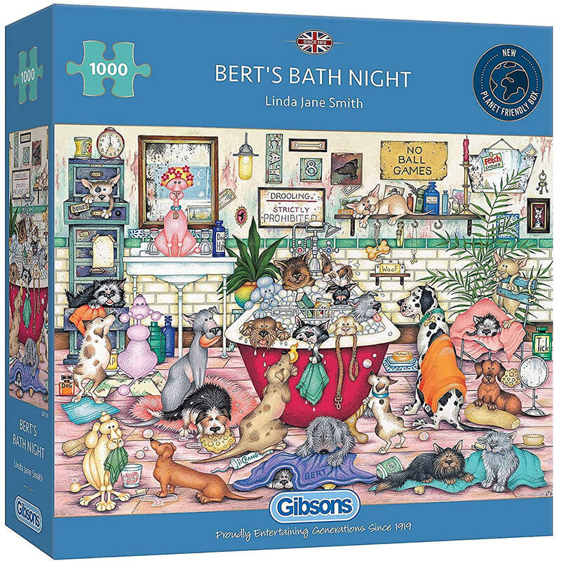 Bert's Bath Night By Linda Jane Smith 1000pc Puzzle