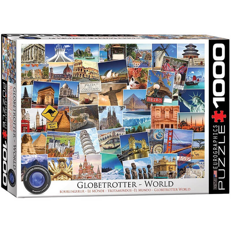 Globetrotter World 1000pc Puzzle