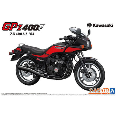 Aoshima 1/12 Kawasaki GPZ400F ZX400A2 '84 Kit