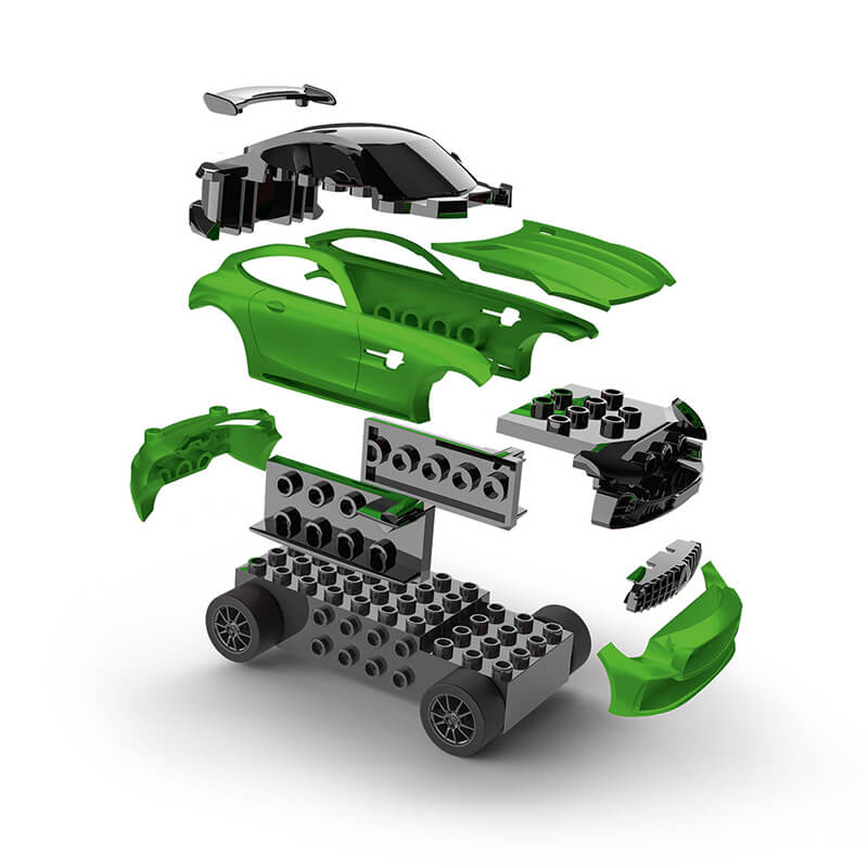Revell 1/16 Build 'n Race Mercedes AMG GT R Green Kit