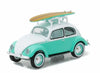 Greenlight 1/64 1946 Volkswagen Beetle with Roof Rack and Surfboards