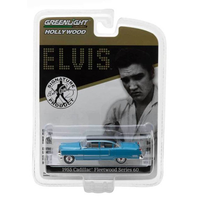 Greenlight 1/64 1955 Cadillac Fleetwood Series 60 (Blue)