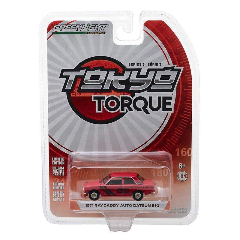 Greenlight 1/64 1971 Raydaddy Auto Datsun 510