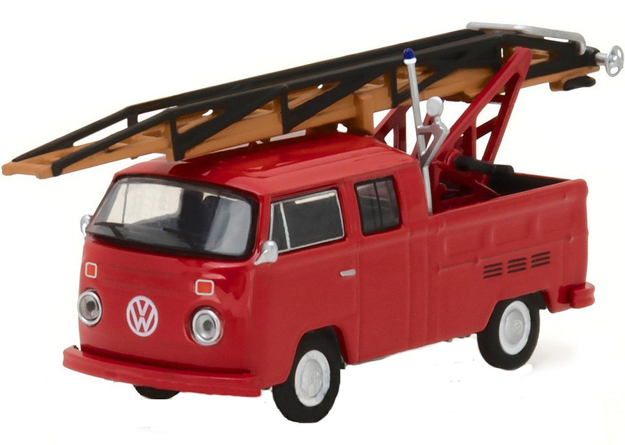 Greenlight 1/64 1976 Volkswagen Type 2 Double Cab Pick-Up w/ Ladder