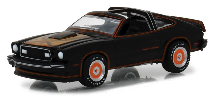 Greenlight 1/64 1978 Ford Mustang II King Cobra (Black/Gold)