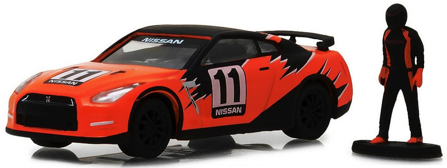 Greenlight 1/64 2011 Nissan GT-R with Race Car Driver