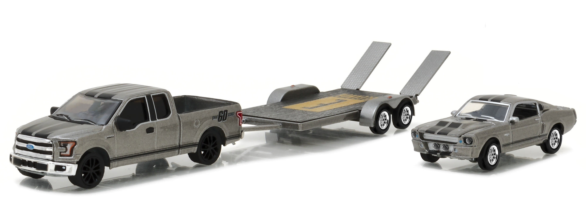 Greenlight 1/64 2015 Ford F-150, "Eleanor" 1967 Custom Movie Star Mustang