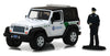 Greenlight 1/64 2016 Jeep Wrangler U.S. Customs & Border Protection with Officer