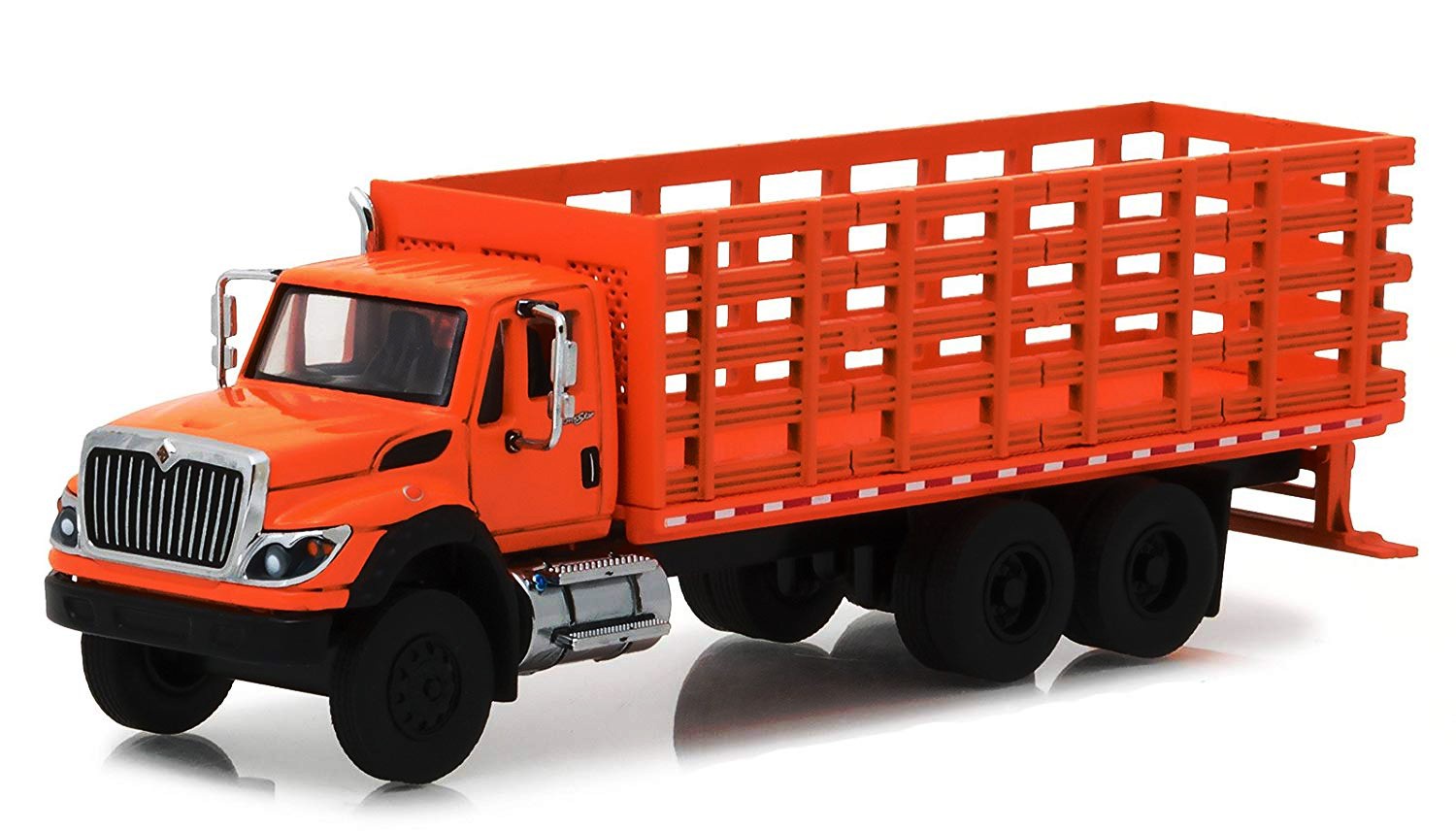 Greenlight 1/64 2017 International WorkStar Platform/Stake (Orange)