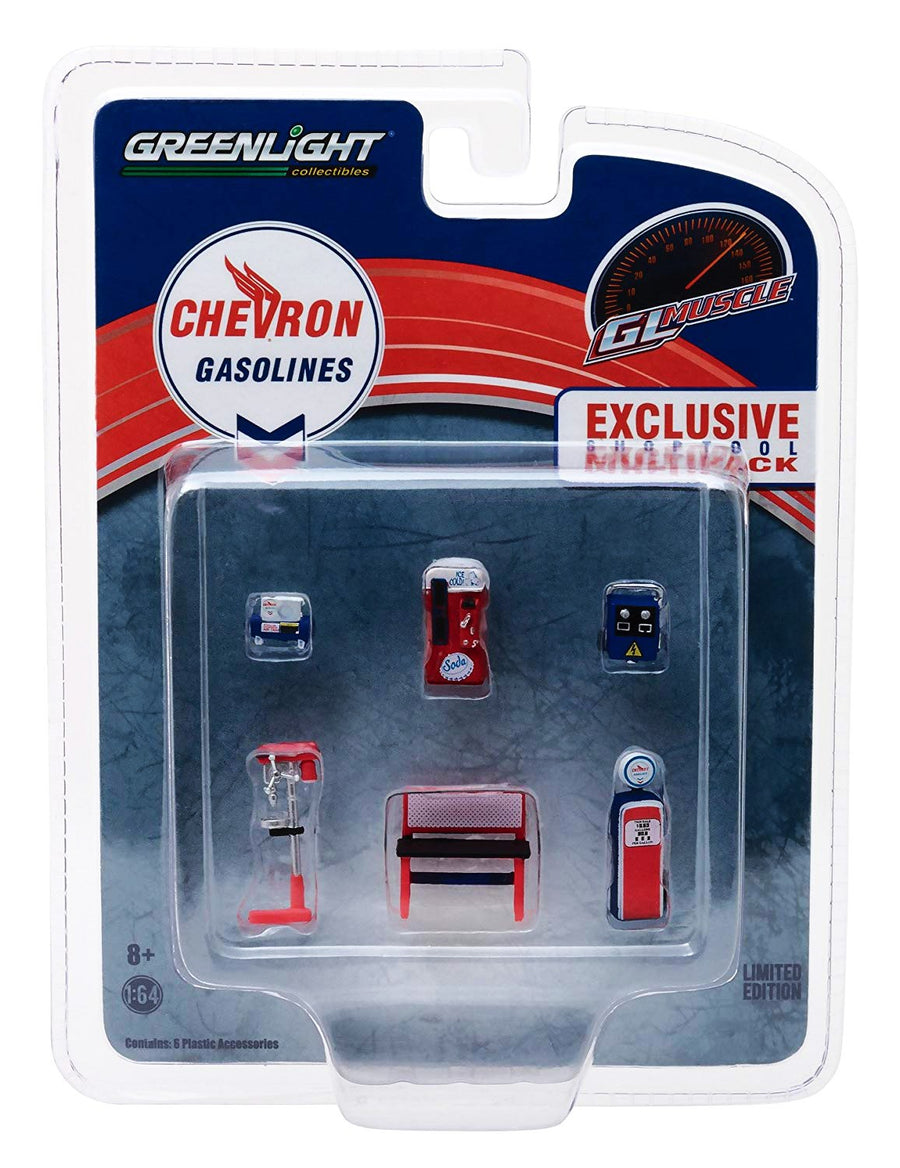 Greenlight 1/64 GL Muscle Shop Tools "Chevron Gasolines"