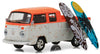 Greenlight 1/64 Volkswagen Type 2 Crew Cab with Surfboards
