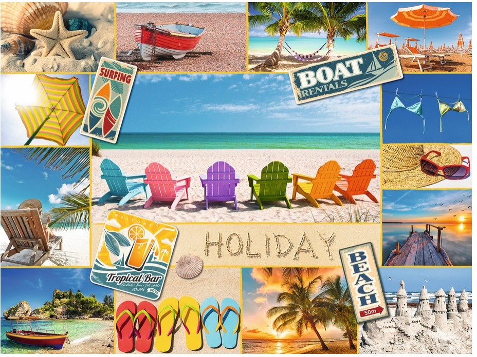 Happy Holiday 1500pcs Puzzle