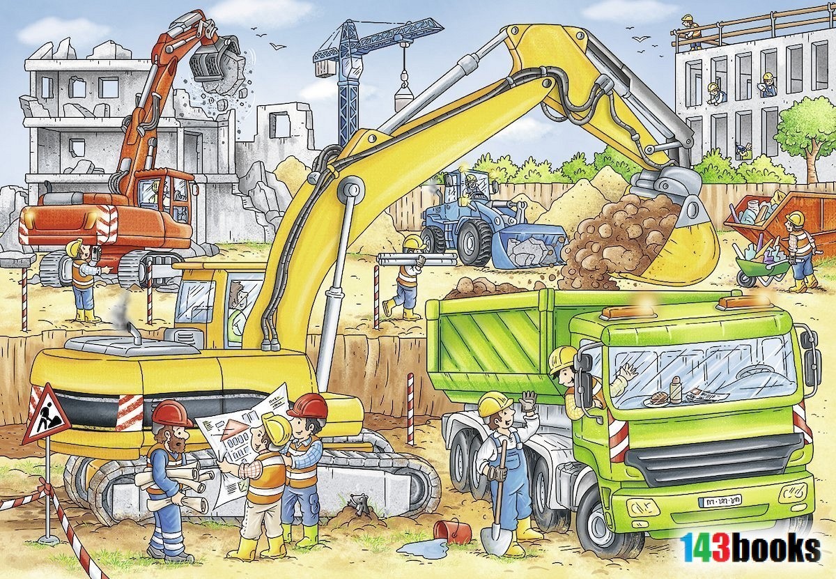 Hard at Work by Stefan Lohr 2x24pcs Puzzle