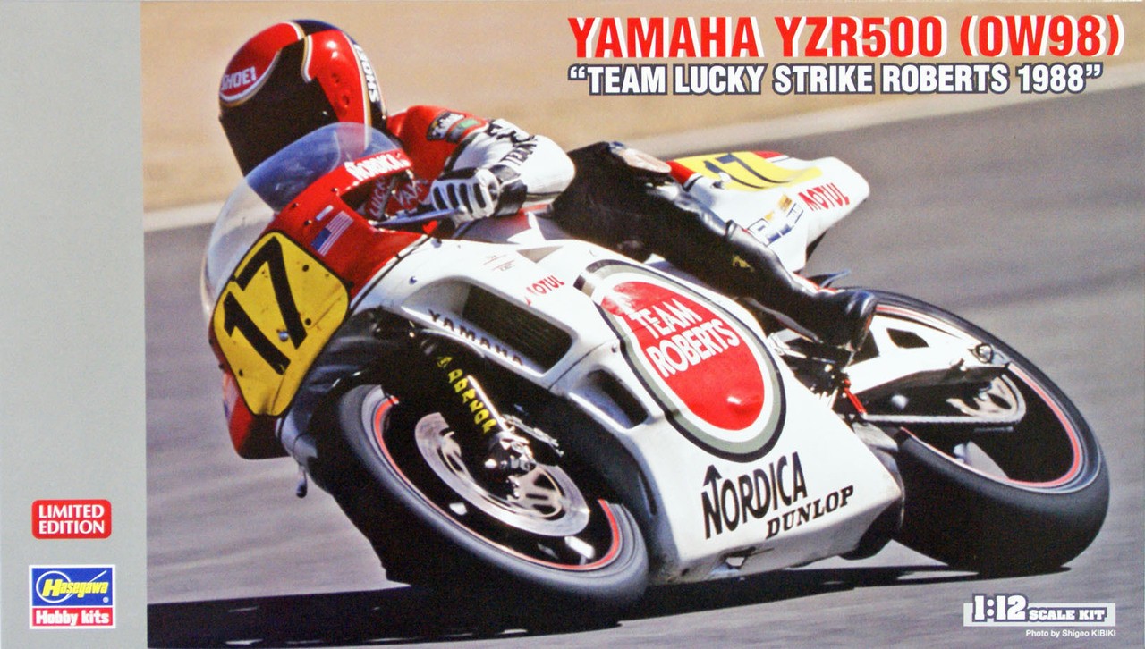 Hasegawa 1/12 Yamaha YZR500 (0W98) "Team Lucky Strike Robert 1988" Kit