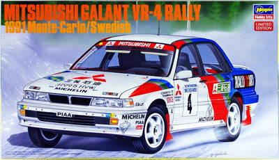 Hasegawa 1/24 Mitsubishi Galant VR-4 '91 Monte-Carlo/Swedish Rally (Ltd Edi) Kit H20288
