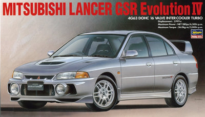 Hasegawa 1/24 Mitsubishi Lancer GSR Evo IV (Limited Edi.) Kit