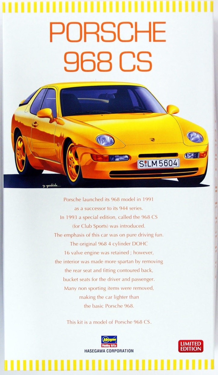 Hasegawa 1/24 Porsche 968 CS Kit