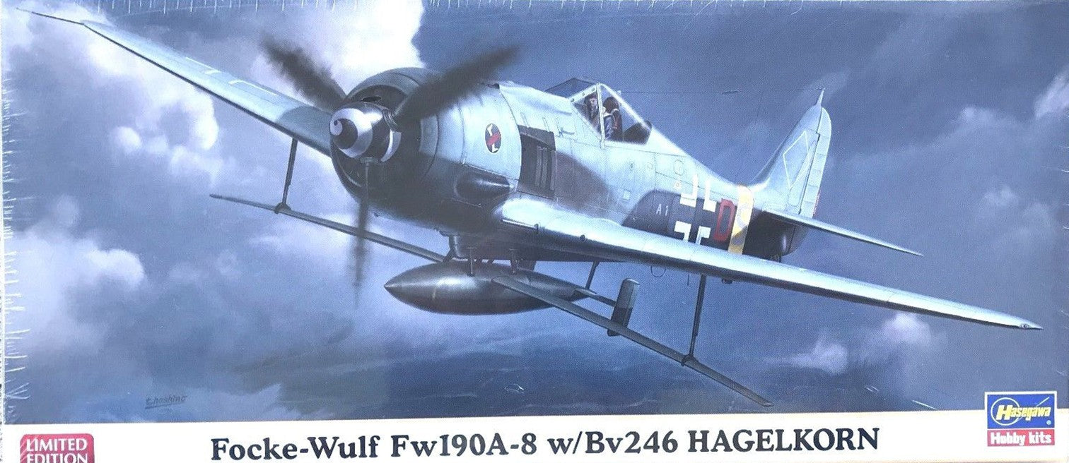 Hasegawa 1/48 Focke-Wulf Fw190A-8 w/Bv246 Hagelkorn Kit