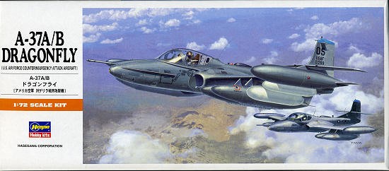 Hasegawa 1/72 A-37A/B DragonFly (U.S. Air Force) Kit H00142