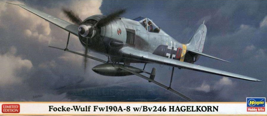 Hasegawa 1/72 Focke-Wulf Fw190A-8 w/Bv246 Hagelkorn Kit